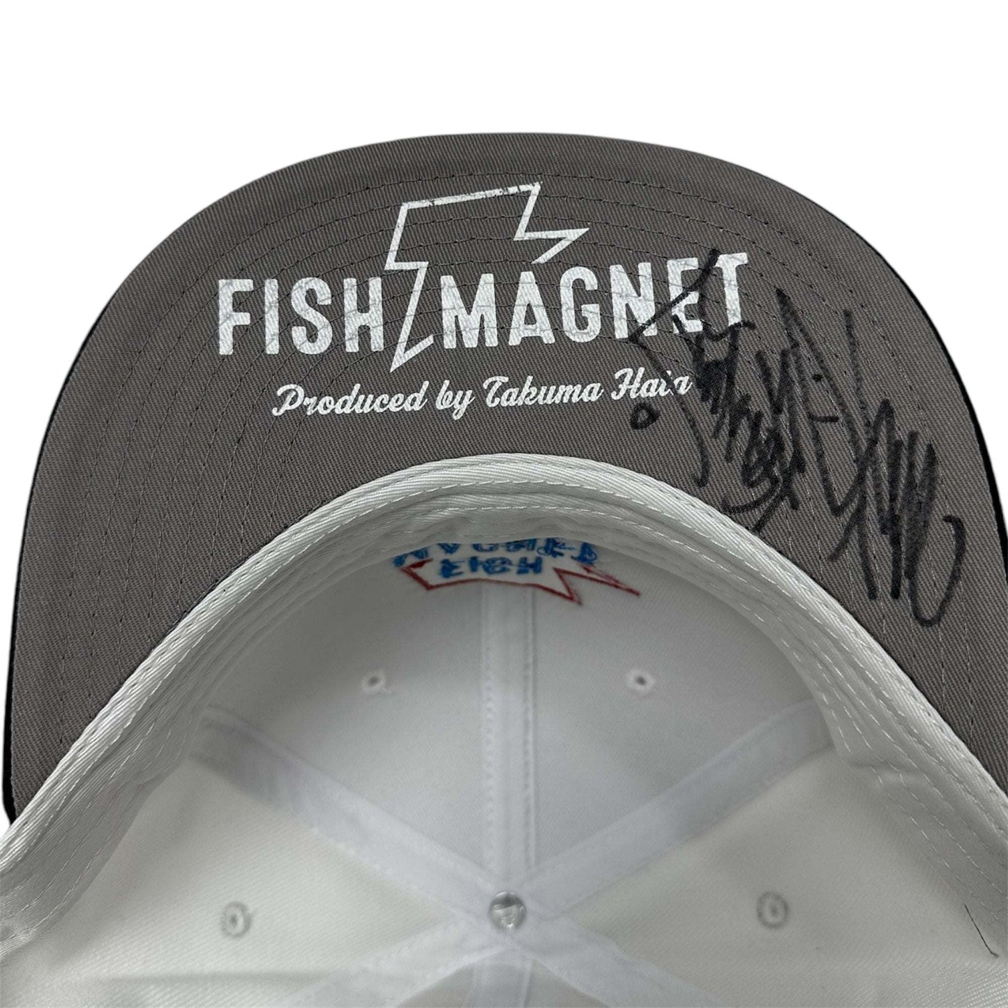 Boné Fish Magnet Branco