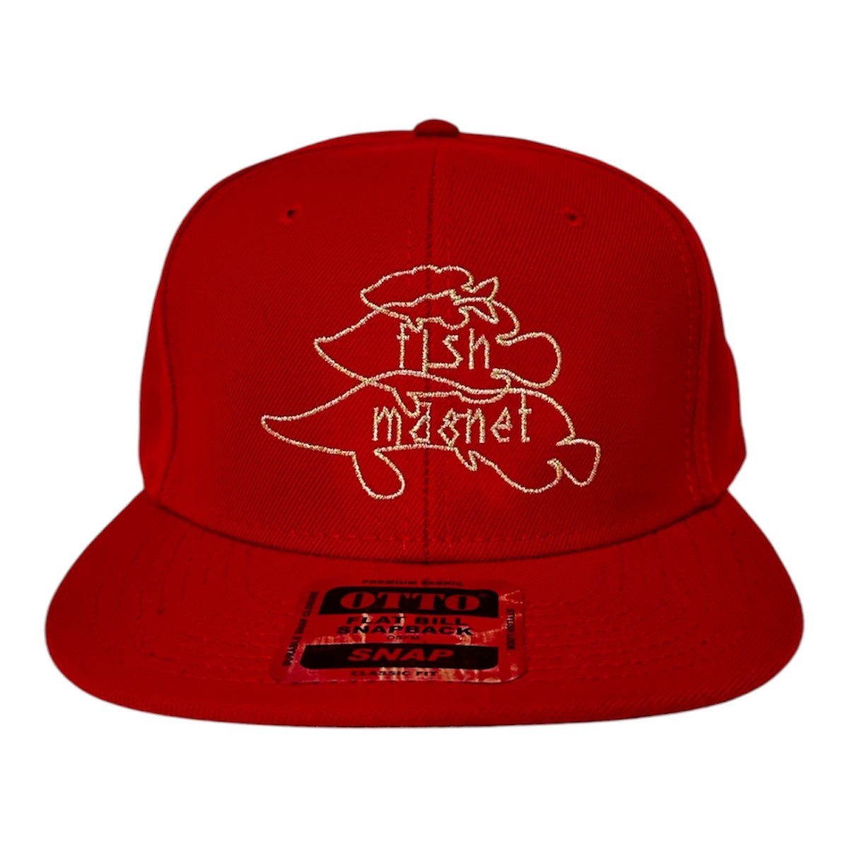 Boné Fish Magnet Vermelho