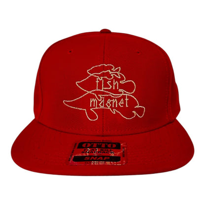 Boné Fish Magnet Vermelho