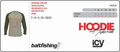 Camiseta Baitfishing Icy Hoodie Minimal