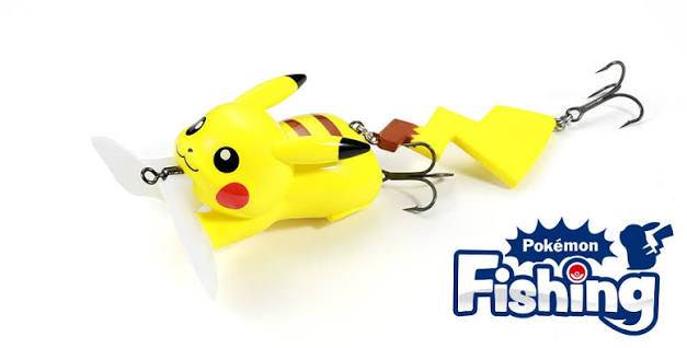 Duo Pikachu Pokémon Fishing